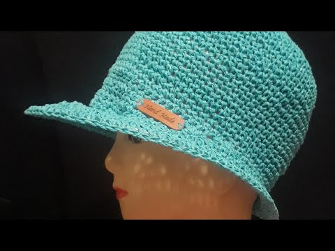 Видео: Вязание кепки из рафии