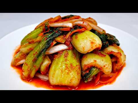 Видео: КИМЧИ ИЗ КАПУСТЫ ПАК-ЧОЙ (БОК-ЧОЙ) | Пошаговый Рецепт Вкусного Кимчи Из Капусты! Bok choy kimchi