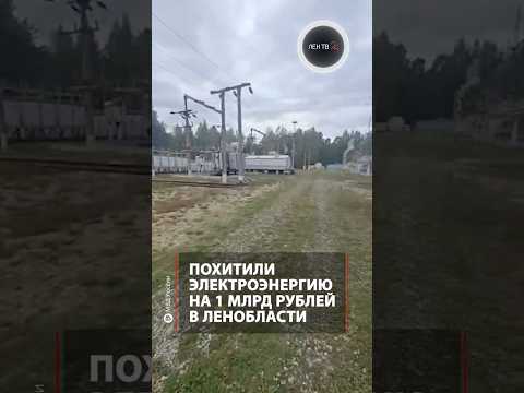 Видео: Похитили электроэнергию на 1 млрд рублей в Ленобласти