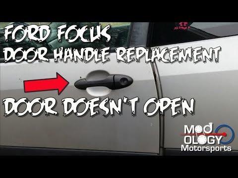 Видео: Замена дверной ручки Ford Focus (ДВЕРЬ НЕ ОТКРЫВАЕТСЯ)