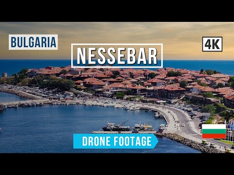Видео: Паря над Несебром, Болгария: спокойное воздушное путешествие с расслабляющей музыкой. Дрон 4K 🎥 2024