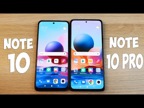 Видео: XIAOMI REDMI NOTE 10 VS REDMI NOTE 10 PRO - В ЧЕМ РАЗНИЦА? ПОЛНОЕ СРАВНЕНИЕ!