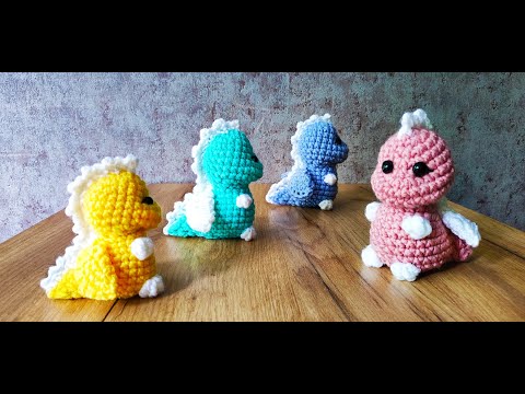 Видео: 4 ДРАКОНЧИКА ЗА 2 ЧАСА ! Самый простой дракон/knitted dragon