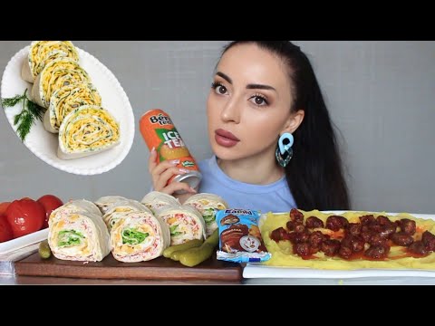 Видео: ОБО ВСЕМ ПО НЕМНОЖКУ 🌸 Mukbang Ayka Emilly
