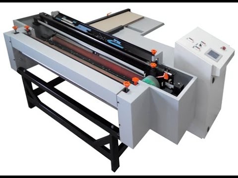 Видео: Станок для изготовления коробок из гофрокартона программируемый.