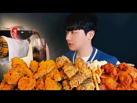 Видео: Мукбанг с другом🤹‍♂️Мукбанг с новым меню из курицы, которое мне прислали из штаб-квартиры BBQ, с ...