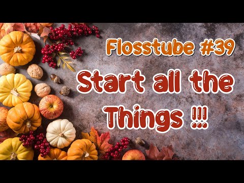 Видео: Flosstube #39 Начните все дела!!!