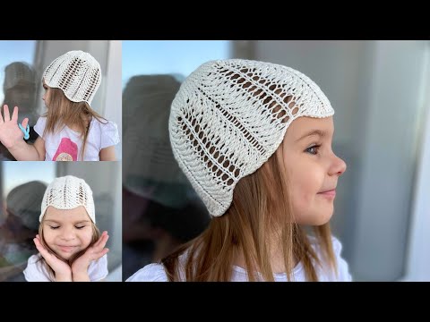 Видео: АЖУРНАЯ летняя шапочка для девочки