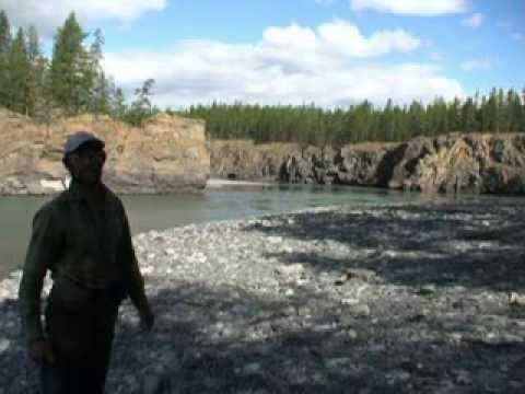 Видео: Часть 3 подъём по реке Сунтар. 2012 год.