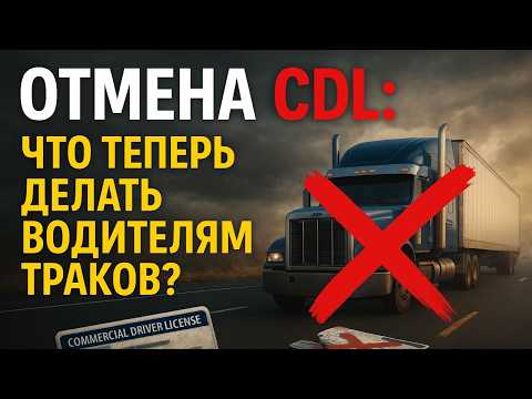 Видео: CDL отменяют! Что ждёт водителей и как спастись: советы иммиграционного адвоката Екатерины Муратовой