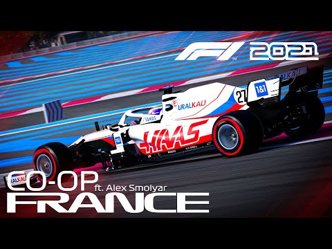 Видео: F1 2021 CO-OP Карьера - Ловим гипноз в Пол Рикаре / Франция /ft. Alex Smolyar