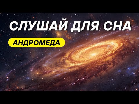 Видео: ДЛЯ СНА 😴 Андромеда под прицелом телескопов: что удалось увидеть ученым