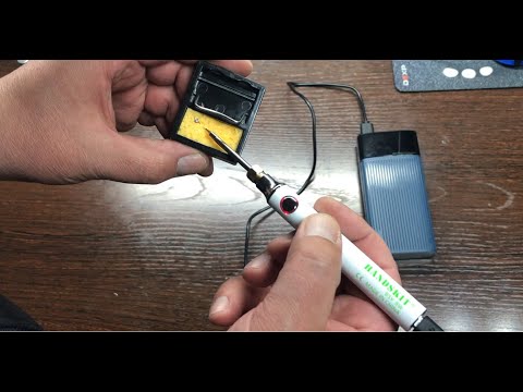 Видео: USB Паяльник Handskit 5V 8W