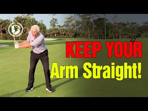 Видео: Почему, если держать руки прямо, это исправит ваш замах в гольфе