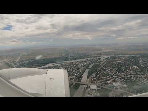 Видео: Landing in Ust-Kamenogorsk Посадка в Усть-Каменогорске Embraer E190-E2 Air Astana