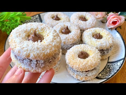 Видео: Это печенье тает во рту! Невероятно вкусно с небольшим количеством ингредиентов!