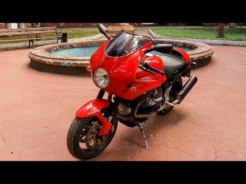 Видео: Итальянская диковинка. Moto Guzzi V 11 LE MANS