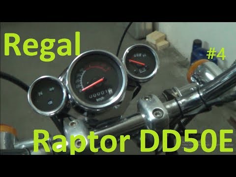 Видео: Regal Raptor DD50E #4: Подготовка к сезону/Завожу двигатель/Замена приборки
