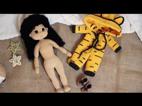 Видео: Кукла Аришка || Цельновязаная кукла крючком || Вяжем туловище || Часть 3 ||