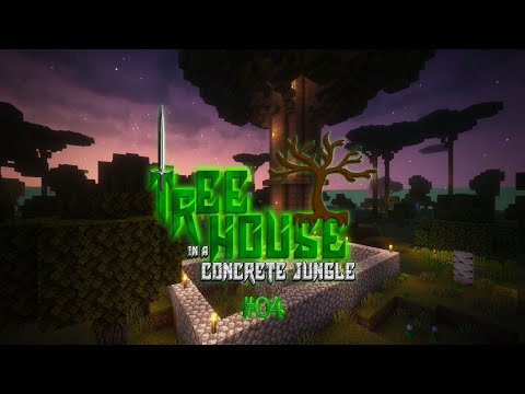 Видео: Начинаем строить дом - TreeHouse: In a Concrete Jungle #04 - майнкрафт сборка 1.20.1 с модами