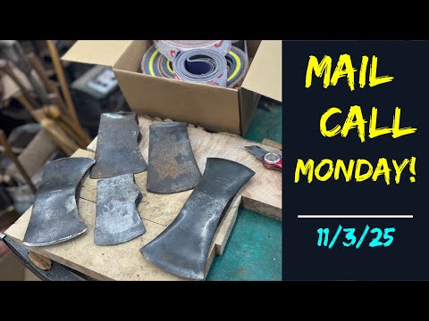 Видео: ПОЧТОВЫЙ ЗВОНОК В ПОНЕДЕЛЬНИК! (11.03.25) Большой улов топоров, немного особенной древесины и кое...