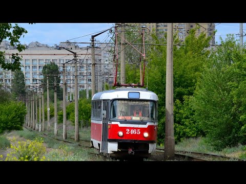 Видео: 💥ИДЕАЛЬНОЕ СОСТОЯНИЕ! Трамвай Tatra T3SU (б/н 2465). Маршрут: 6