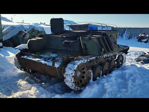 Видео: ОБЪЕКТ 561 АТ-П АРТИЛЛЕРИЙСКИЙ ТЯГАЧ ПОЛУБРОНИРОВАННЫЙ