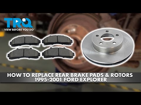 Видео: Как заменить задние тормозные колодки и роторы Ford Explorer 1995-2001 годов