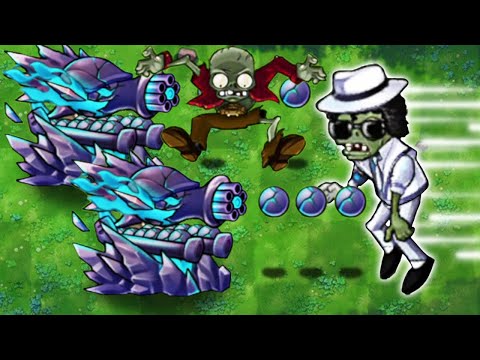 Видео: Обсидиановый пулемет - королевский мутант против новых зомби ► Plants vs. Zombies Fusion #47 ПвЗ