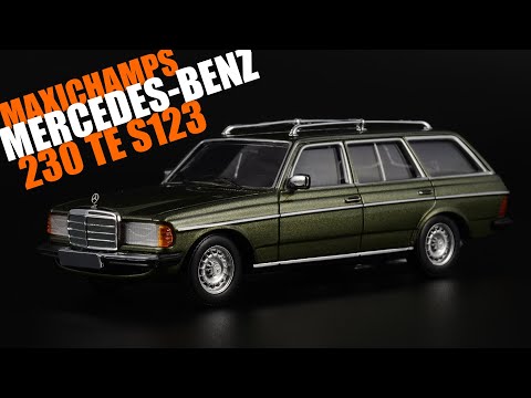 Видео: Настоящий универсал: Mercedes-Benz 230TE S123 • MaXichamps • Масштабные модели автомобилей 1:43