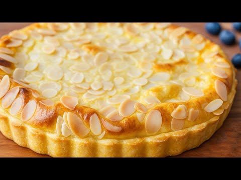 Видео: Быстрый черничный тарт 💜 Он тает во рту: легкий десерт