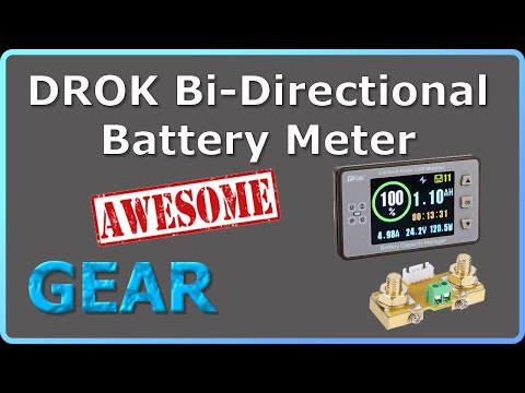 Видео: Двунаправленный измеритель заряда батареи DROK