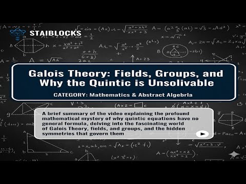 Видео: Теория Галуа: поля, группы и почему уравнение пятой степени неразрешимо