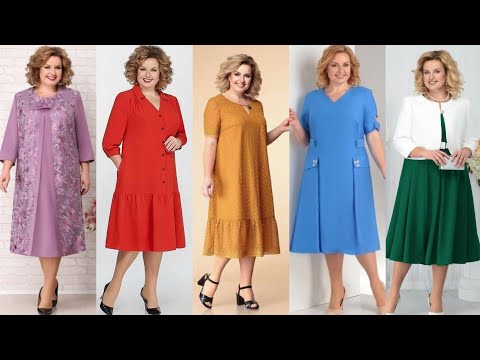 Видео: Топ самых красивых и стильных платьев больших размеров для матери жениха/невесты, трендовых плать...