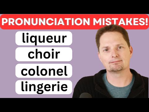 Видео: Изучите сложное американское произношение / ликер, полковник, хор, нижнее белье / Понятный ввод