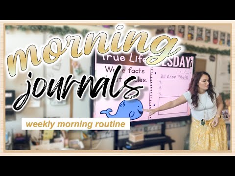 Видео: начинаем вести утренний дневник в первом классе!