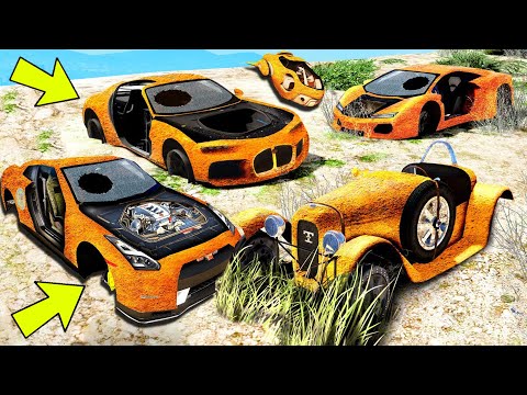 Видео: ЗАТРОЛЛИЛ YURACH И ПОСТАВИЛ ЗАБРОШЕННЫЕ РЖАВЫЕ ТАЧКИ В ГТА 5! БИТВА АВТОУГОНЩИКОВ В GTA 5 ONLINE!