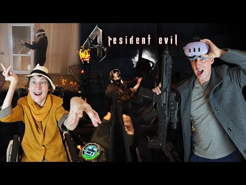 Видео: БЕШЕНЫЕ БАБКИ С БЕНЗОПИЛАМИ №9 ► Resident Evil 4 VR