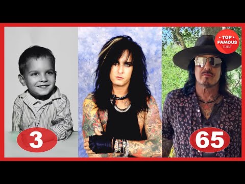 Видео: Никки Сикс ⭐ Трансформация от 3 до 65 лет