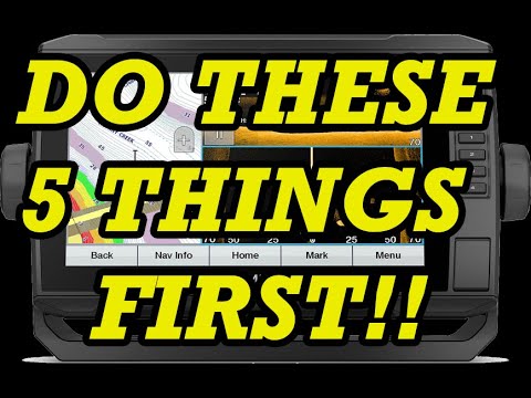 Видео: Garmin Echomap 106SV и 93SV — СДЕЛАЙТЕ ЭТИ 5 ВЕЩЕЙ В ПЕРВУЮ ОЧЕРЕДЬ!!!