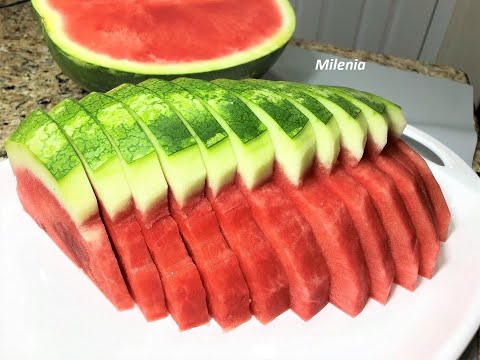 Видео: 12 СПОСОБОВ Как Резать АРБУЗ быстро и красиво. How to cut a Watermelon