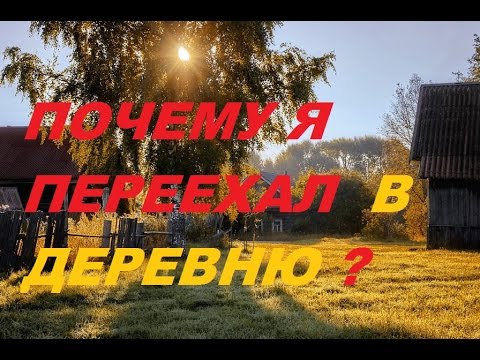 Видео: ПОЧЕМУ я переехал в деревню? Из города в деревню.