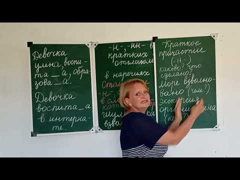 Видео: Правописание -н-, -нн- в наречиях, кратких причастиях и кратких прилагательных.