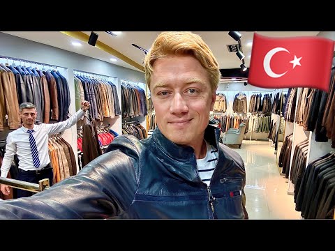 Видео: ШОПИНГ В ТУРЦИИ! ЦЕНЫ НА КОЖУ В АЛАНЬЕ. Самый большой магазин кожи (WhatsApp + 90 532 345 92 07)