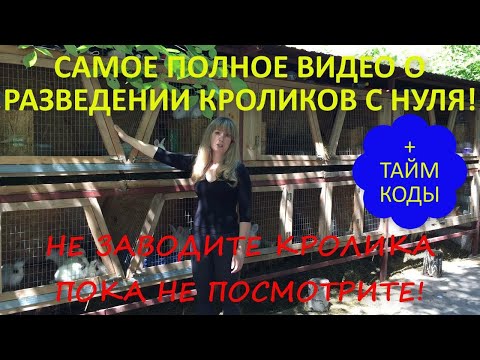 Видео: Разведение кроликов с нуля. Полное видео - выращивание кроликов. С чего начать разведение кроликов.