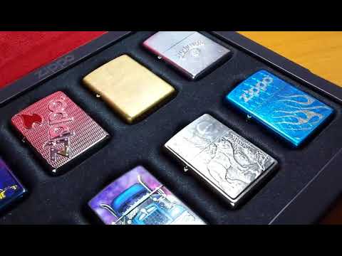 Видео: Коллекция зажигалок ZIPPO [Zippo lighter collection]