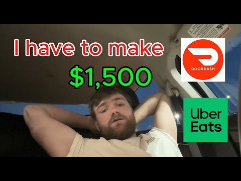 Видео: Я не смогу выйти из машины, пока не заработаю 1500 долларов (DoorDash Challenge)