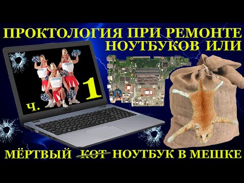 Видео: Умирающий «кот в мешке» или ноутбук с Авито. Проктология при ремонте ноутбука Asus X542UF