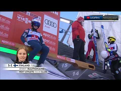 Видео: Прыжки на лыжах с трамплина. HS 147. Смешанные команды (28.01.2022)