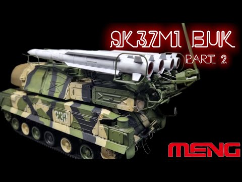 Видео: Покраска и везеринг модели 9K37M1 BUK "MENG" 1/35 Painting and weathering of the model